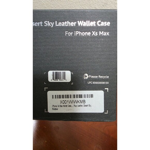 Lupa Legacy Leather Wallet Case For iPhone Xs Max With Card Slots & Magnetic Clo - Picture 4 of 5